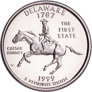 1999-S Delaware Statehood Quarter Main Image