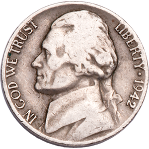1942 Jefferson Nickel CIRC Main Image