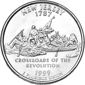 1999-P New Jersey Statehood Quarter Main Image