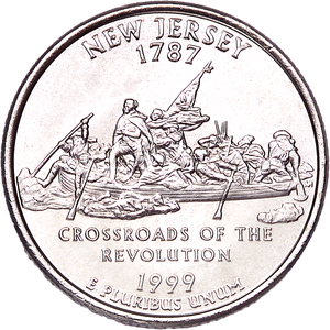1999-D New Jersey Statehood Quarter Main Image