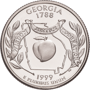 1999-S Georgia Statehood Quarter Main Image