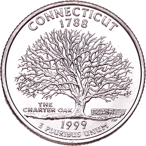 1999-P Connecticut Statehood Quarter Main Image