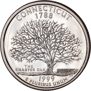 1999-S Connecticut Statehood Quarter Main Image