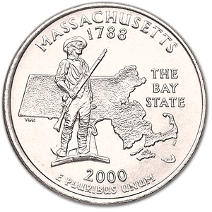2000-D Massachusetts Statehood Quarter Main Image