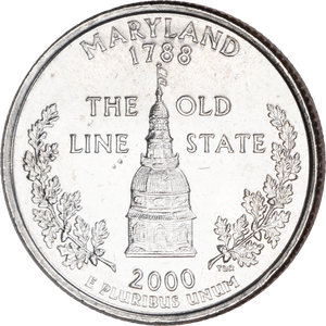 2000-D Maryland Statehood Quarter Main Image