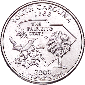 2000-D South Carolina Statehood Quarter Main Image