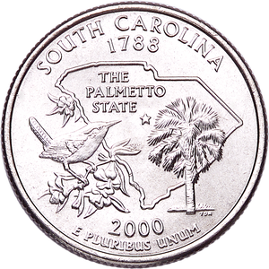 2000-D South Carolina Statehood Quarter Main Image