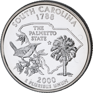 2000-S South Carolina Statehood Quarter Main Image
