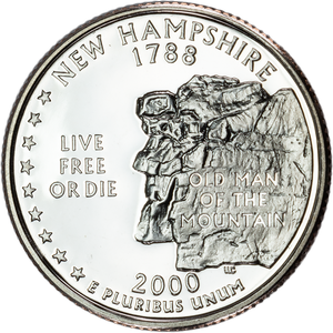 2000-S New Hampshire Statehood Quarter Main Image