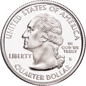 2000-S 90% Silver New Hampshire Statehood Quarter Main Image