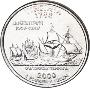 2000-P Virginia Statehood Quarter Main Image