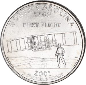 2001-P North Carolina Statehood Quarter Main Image