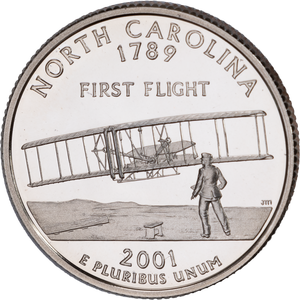 2001-S North Carolina Statehood Quarter Main Image
