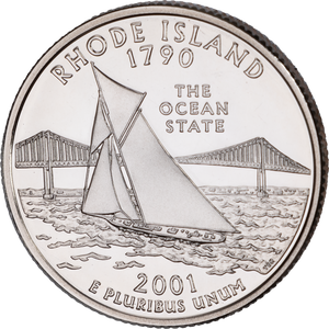 2001-S Rhode Island Statehood Quarter Main Image