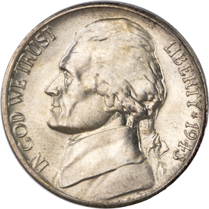 1943-D Jefferson Wartime Silver Alloy Nickel Main Image