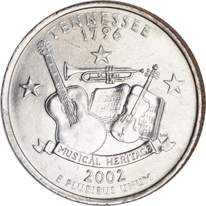 2002-P Tennessee Statehood Quarter Main Image