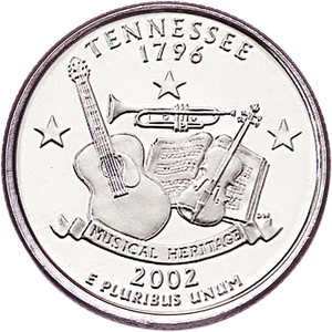 2002-D Tennessee Statehood Quarter Main Image