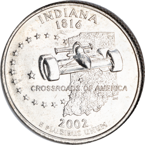 2002-D Indiana Statehood Quarter Main Image