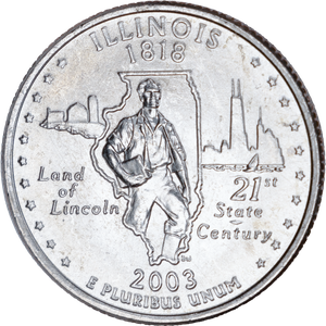 2003-P Illinois Statehood Quarter Main Image