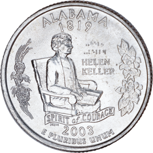 2003-P Alabama Statehood Quarter Main Image