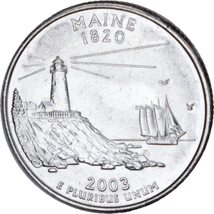 2003-P Maine Statehood Quarter Main Image