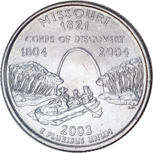 2003-P Missouri Statehood Quarter Main Image