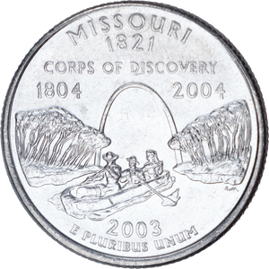 2003-D Missouri Statehood Quarter Main Image