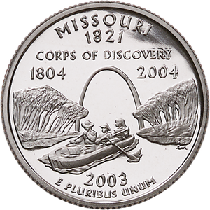 2003-S Missouri Statehood Quarter Main Image