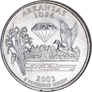 2003-P Arkansas Statehood Quarter Main Image