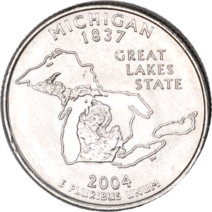 2004-P Michigan Statehood Quarter Main Image