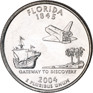 2004-D Florida Statehood Quarter Main Image