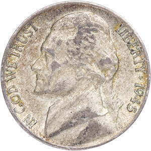 1945-P Jefferson Wartime Silver Alloy Nickel Main Image