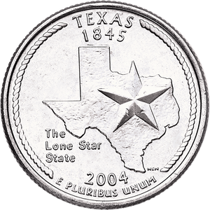 2004-P Texas Statehood Quarter Main Image