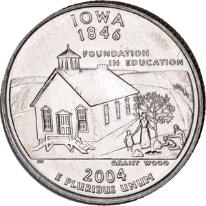 2004-D Iowa Statehood Quarter Main Image