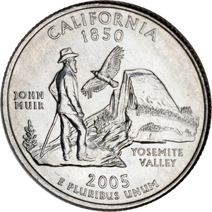 2005-P California Statehood Quarter Main Image