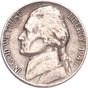 1946 Jefferson Nickel Main Image