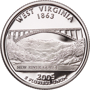 2005-S West Virginia Statehood Quarter Main Image