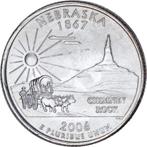 2006-P Nebraska Statehood Quarter Main Image