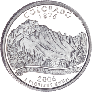 2006-S Colorado Statehood Quarter Main Image