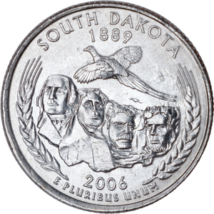 2006-P South Dakota Statehood Quarter Main Image
