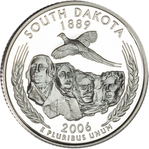 2006-S South Dakota Statehood Quarter Main Image