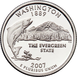 2007-S Washington Statehood Quarter Main Image