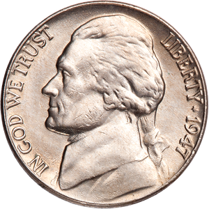 1947 Jefferson Nickel Main Image