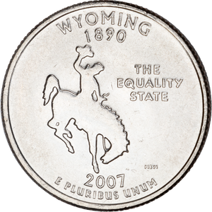 2007-D Wyoming Statehood Quarter Main Image