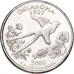 2008-P Oklahoma Statehood Quarter Main Image