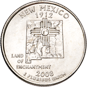 2008-D New Mexico Statehood Quarter Main Image