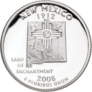 2008-S New Mexico Statehood Quarter Main Image