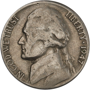 1947-S Jefferson Nickel Main Image
