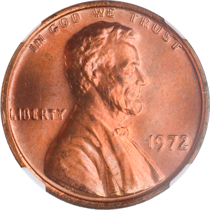1972 Lincoln Head Cent, Doubled-Die Obverse Main Image