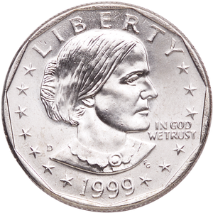 1999-D Susan B. Anthony Dollar Main Image